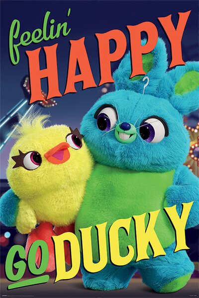Poster Povestea jucăriilor - Happy-Go-Ducky, (61 x 91.5 cm)