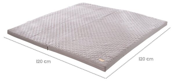 Saltea de joacă pentru copii gri închis 120x120 cm Style – Roba