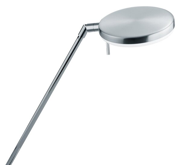 HELL Lampadar Omega, CCT, nichel, reglabil, Gri, Camera de zi / sufragerie, Metal, Modern