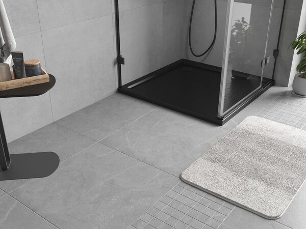 Mexen Flow cadă de duș pătrată slim 85 x 85 cm, negru mat - 46S708585