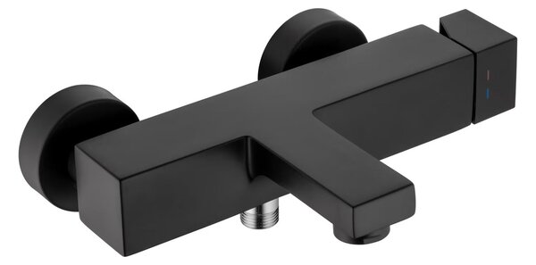 Kronenbach Quara 3.0 baterie cadă-duș perete negru KB100363C11