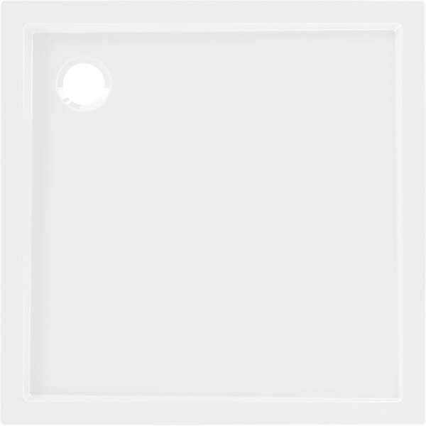 Mexen Flow cadă de duș pătrată slim 90 x 90 cm, alb lucios - 46S109090