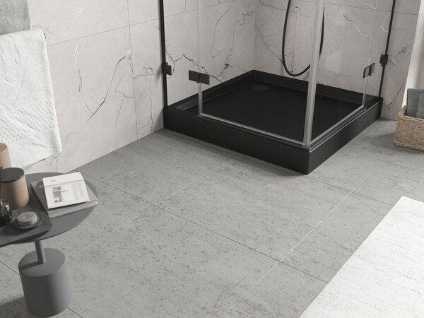 Mexen Flow+ cadă de duș pătrată 100 x 100 cm, negru mat - 46S701010H