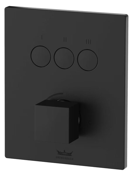Kronenbach Smart Push baterie cadă-duș ascuns negru 19045003SM
