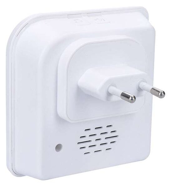 Detector de mișcare wireless (gong) la priză, extern PIR senzor, alb