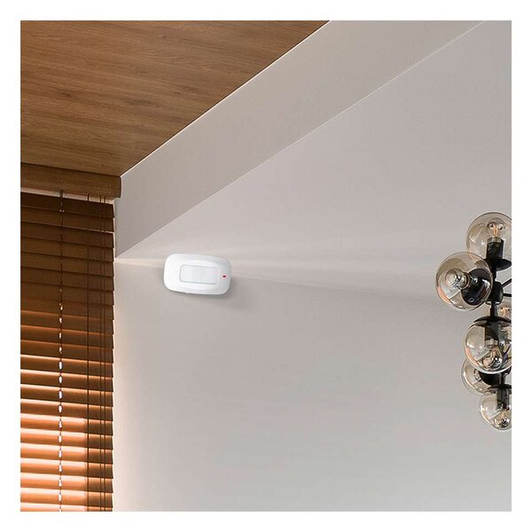 Detector de mișcare wireless (gong) la priză, extern PIR senzor, alb