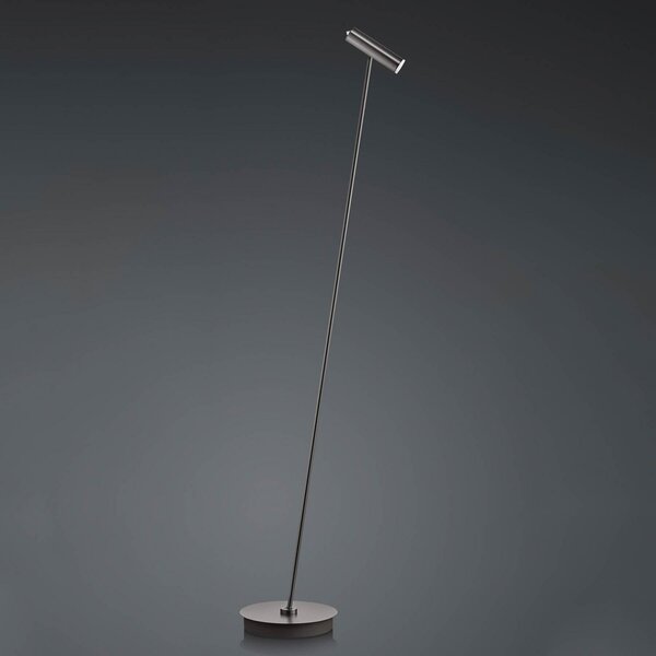 HELL Lampadar LED Tom, dimabil, bronz, reglabil, Bronz / Alamă Veche, Camera de zi / sufragerie, Metal, Modern