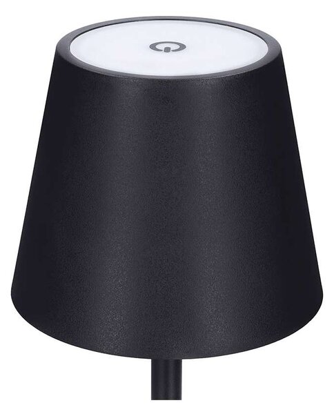 Lampă LED de podea WO69 reîncărcabil, negru