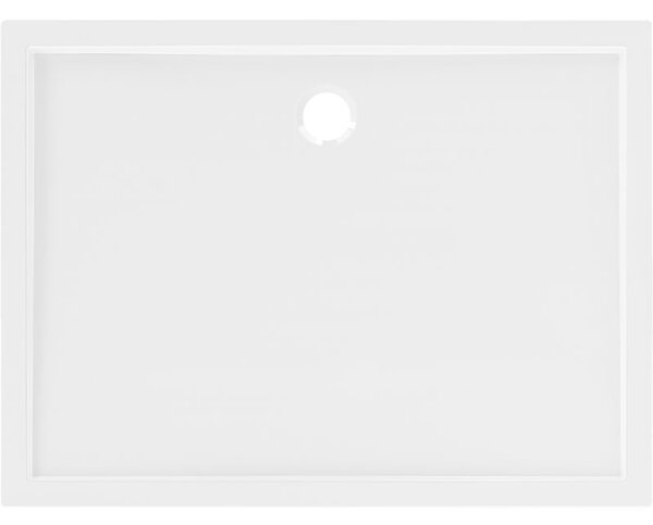 Mexen Flow cadă de duș dreptunghiulară slim 100 x 80 cm, alb lucios - 46R108010