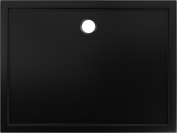 Mexen Flow cadă de duș dreptunghiulară slim 90 x 75 cm, negru mat - 46R707590