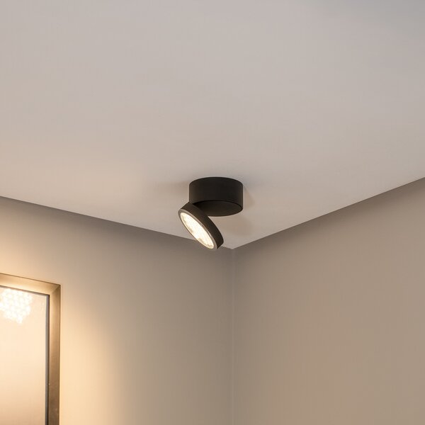 BEGA Bega LED spot de plafon 51312.5 negru metal DALI pivotant, reglabil, Negru, Camera de zi / sufragerie, Aluminiu, Modern, Spot de perete