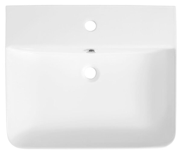 Isvea Sott Aqua lavoar 59x49 cm dreptunghiular clasică-încastrat alb luciu 10SQ51058