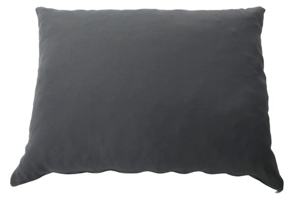KONDELA Canapea extensibilă, material textil gri-negru, stânga, LAUREL