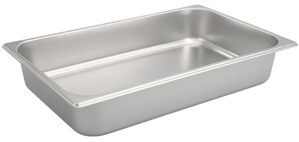 Tava gastronorm Pufo din inox pentru depozitare alimente, sosuri, inghetata, ideal pentru catering, restaurante, fast food, horeca, 53 x 33 cm