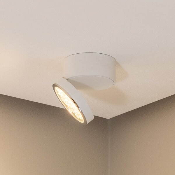 BEGA Bega LED spot de plafon 51312.1, alb, metal DALI pivotant, reglabil, Alb, Camera de zi / sufragerie, Aluminiu, Modern, Spot de perete