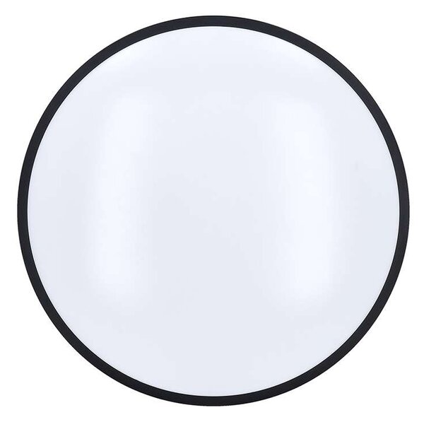 Plafonieră LED cu telecomandă Laskos reglabil – diametru 39 cm, negru