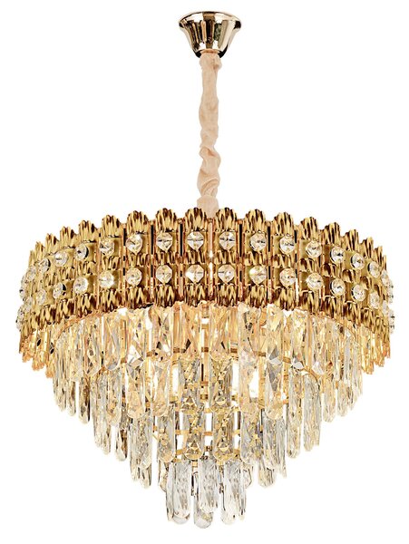 Lampă suspendată Cristal G058-CP 60CM GOLD