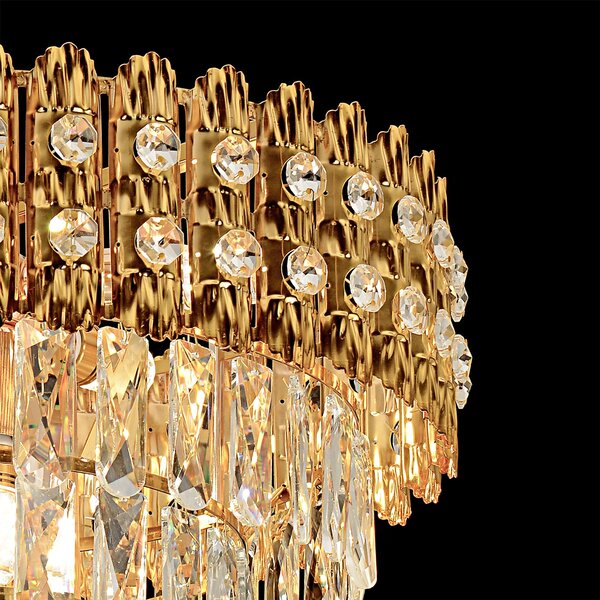 Lampă suspendată Cristal G058-CP 60CM GOLD