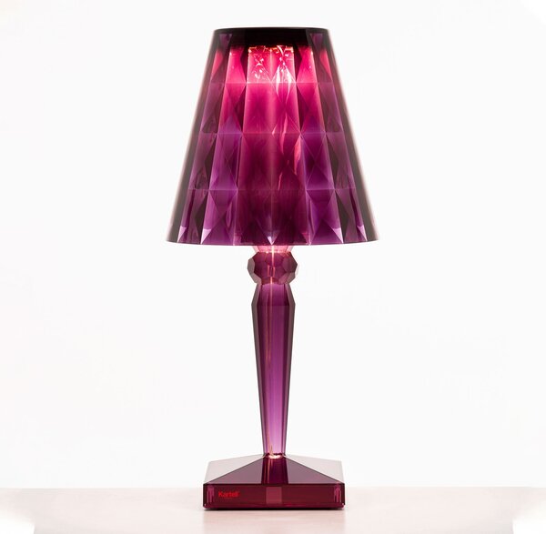 Kartell Big Battery - Lampă de masă IP20, prună, Violet, Plastic, Design