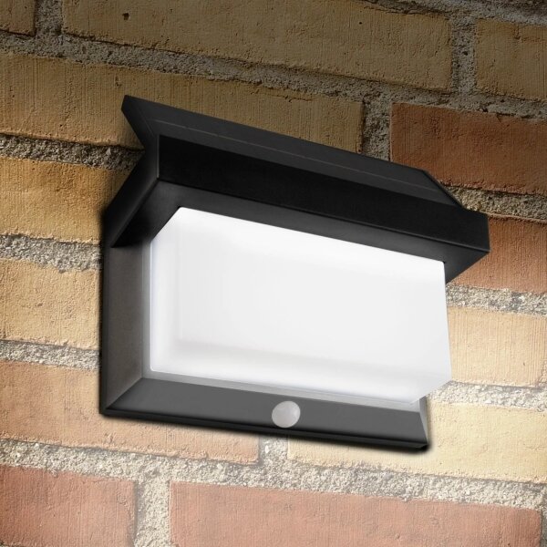 LED lampă solară de perete cu senzor TONY LED/3,7V 1800 mAh IP44