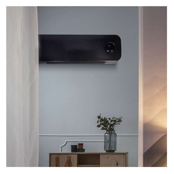 Radiator ceramic de perete KP07 2000W, negru