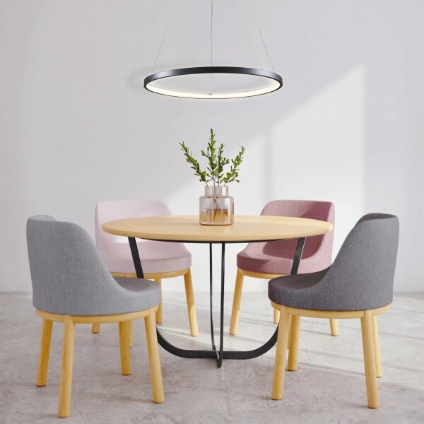 Lustră LED pe cablu LEA LED/20W/230V 4000K d. 50 cm negru