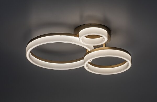 Plafonieră LED Rabalux 71383 AMILIA LED/24W/230V 3000/4000/6500K auriu