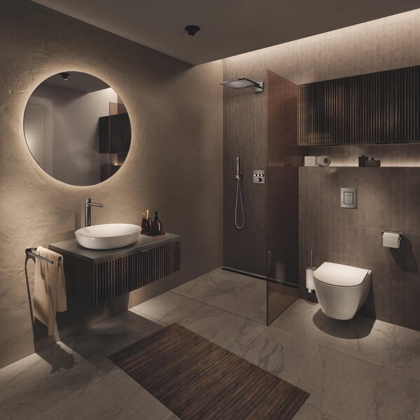 Grohe Grohtherm SmartControl baterie cadă-duș ascuns cu termostat Brushed Hard Graphite 29126AL0