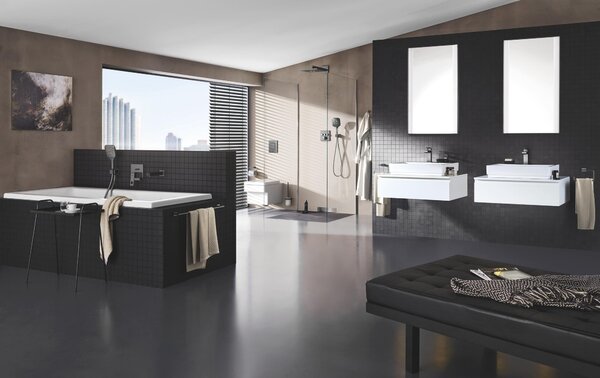 Grohe Grohtherm SmartControl baterie cadă-duș ascuns cu termostat Brushed Hard Graphite 29126AL0