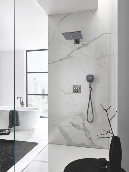 Grohe Grohtherm SmartControl baterie cadă-duș ascuns cu termostat Brushed Hard Graphite 29126AL0