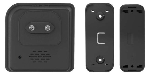 Sonerie wireless la priză 1L67, 200m, learning code, negru