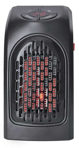 Ventilator cu aer cald KP09 350W, negru
