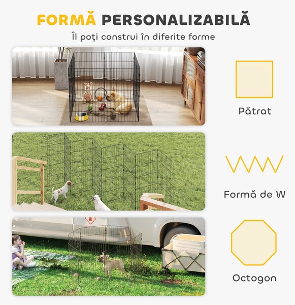 PawHut Țarc pentru pui de câine și spațiu de joacă pentru animale de companie | Aosom Romania