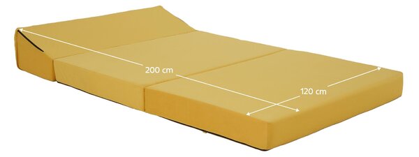 Fotoliu extensibil Viajado (galben) . 1116551