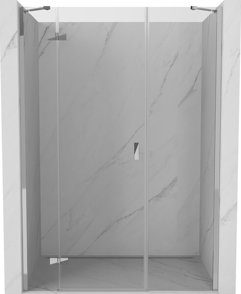 Mexen Mist-H, ușă de duș cu 1 aripă stânga 120 cm, sticlă transparentă, profil cromat, 8A5-120-001-01-00-L