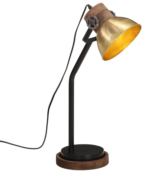 Lampă de birou 25 W, alamă antichizată, 18x18x60 cm, E27
