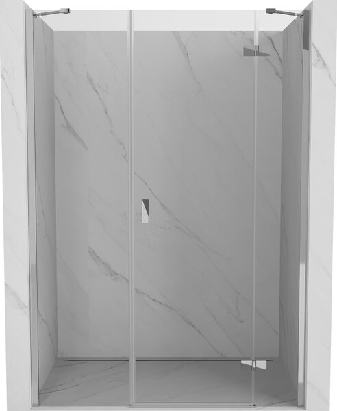 Mexen Mist-H, ușă de duș cu 1 aripă dreapta 120 cm, sticlă transparentă, profil cromat, 8A5-120-001-01-00-P