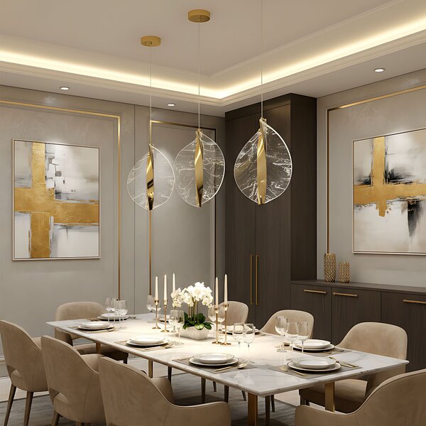 Lampa LED G129-CP GOLD