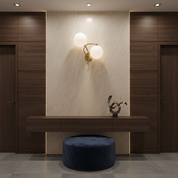 Lampa de perete LED G132-2W Gold