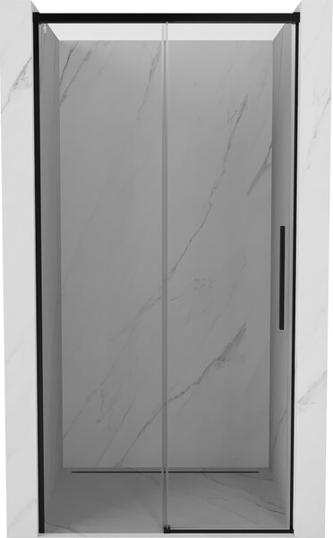 Mexen Rox, ușă glisantă de duș 105 cm, sticlă transparentă, profil negru, 8C2-105-000-70-00