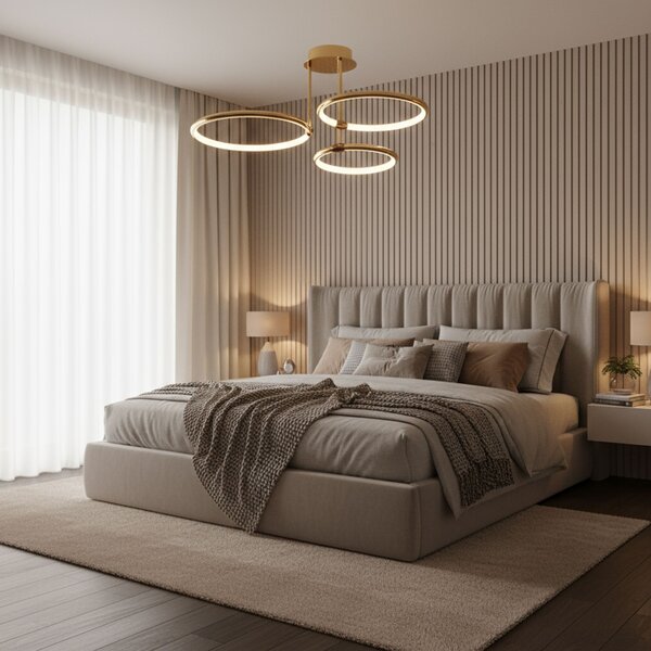 Lampă de tavan G122-3C GOLD LED