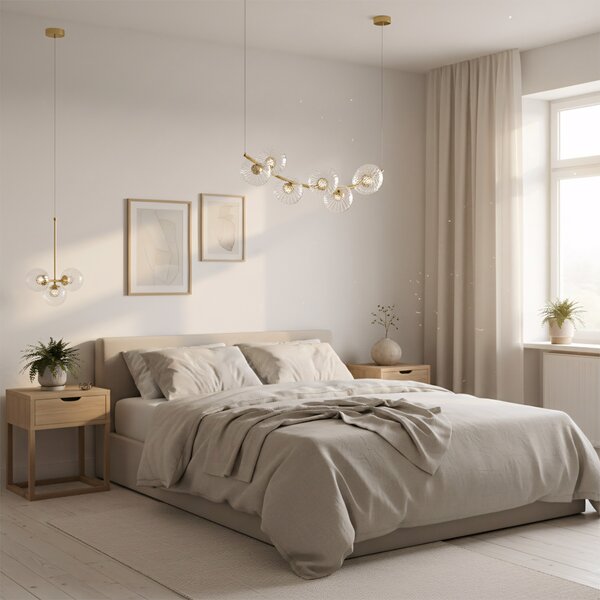 Lampă suspendată G133-6CP Gold