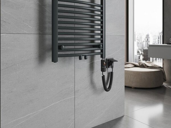 Mexen Ares, element electric de incalzire 1500x600 mm + tija de incalzire 900 W, antracit, W102-1500-600-2900-66