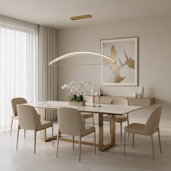 Lampă suspendată G124-CP GOLD