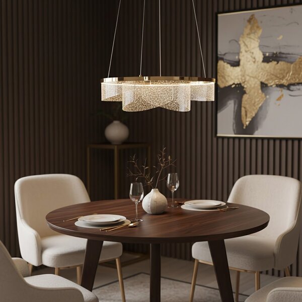 Lampă suspendată LED G138-CP 50cm Gold