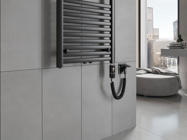 Mexen Hades radiator electric 1500 x 400 mm, 600 W, negru - W104-1500-400-2600-70