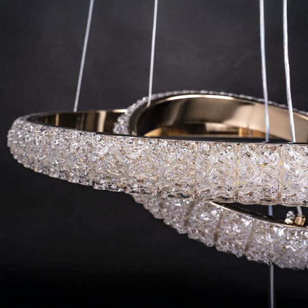 Lampă suspendată G143-CP 50cm GOLD