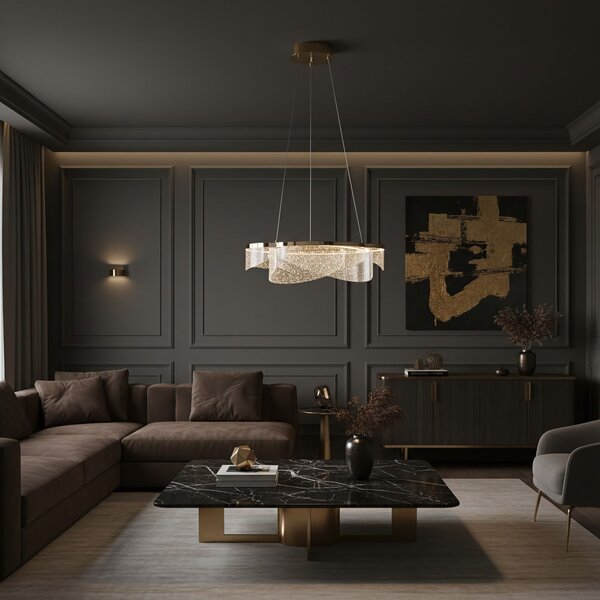 Lampă suspendată LED G138-CP 50cm Gold