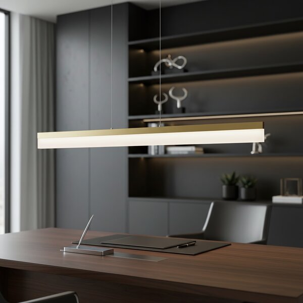 Lampă suspendată LED APP1694-CP 120 cm Brush Gold