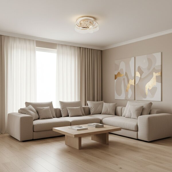 Lampă de tavan G139-C GOLD LED
